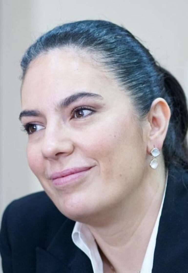 Claudia Centurión, titular del MOPC.