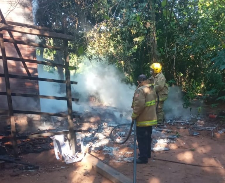 Incendio con derivación fatal en Trinidad