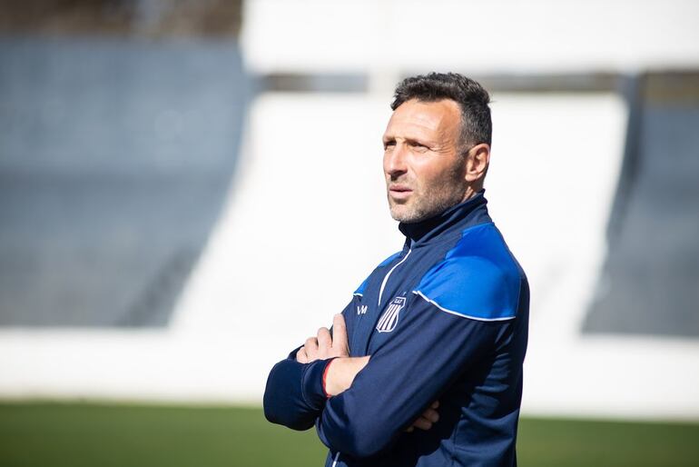 Walter Ribonetto, entrenador de la Categoría Reserva de Talleres de Córdoba.