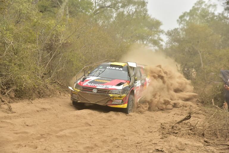 La Etapa 1 del Transchaco Rally 2023 en el Departamento de Boquerón.