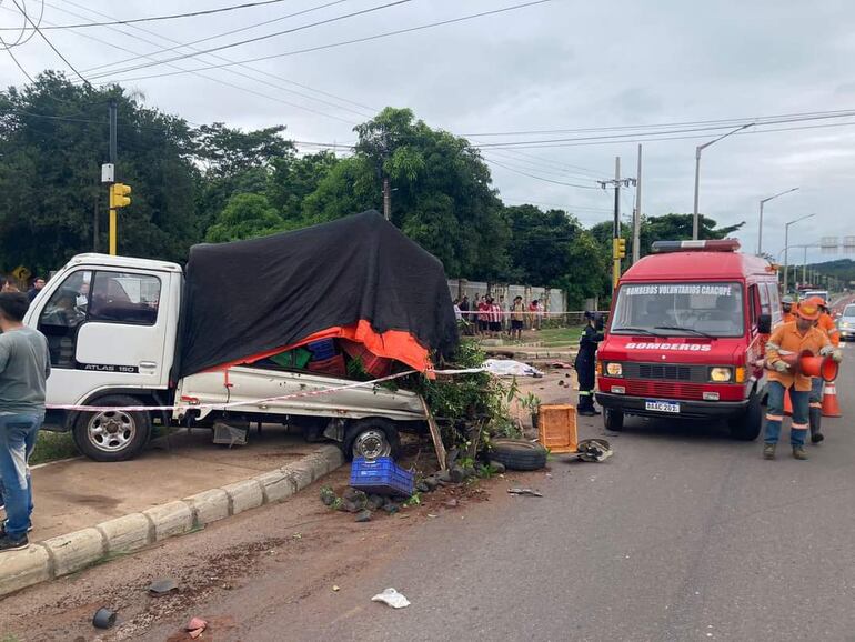 Joven pierde la vida en accidente de tránsito.