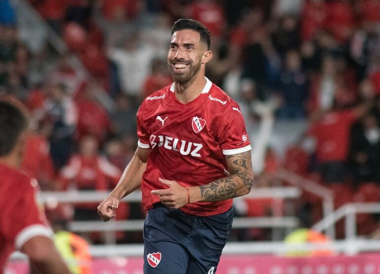 Gabriel Avalos suma 8 goles en 35 partidos con Independiente en la Liga argentina.