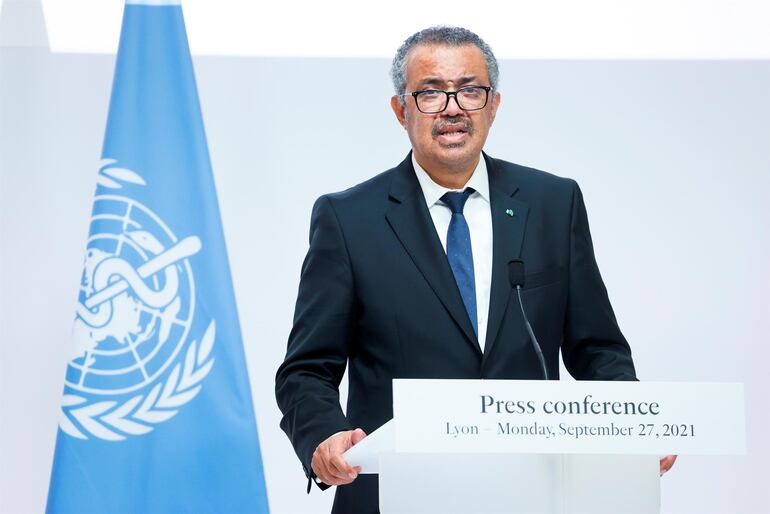 El director general de la Organización Mundial de la Salud Tedros Adhanom Ghebreyesus,en una imagen de archivo.