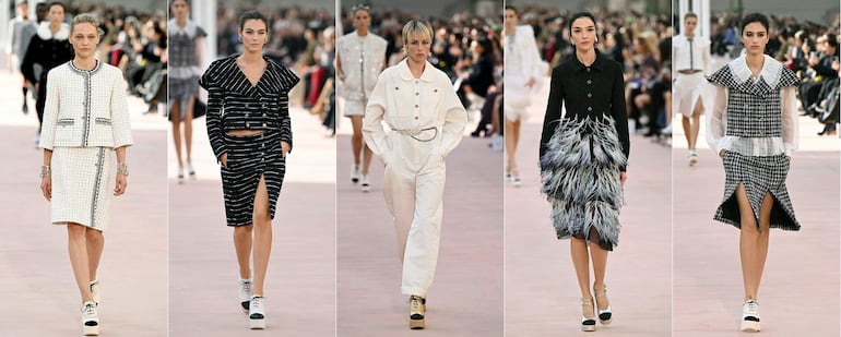 Colección de Chanel en la Semana de la Moda en París.