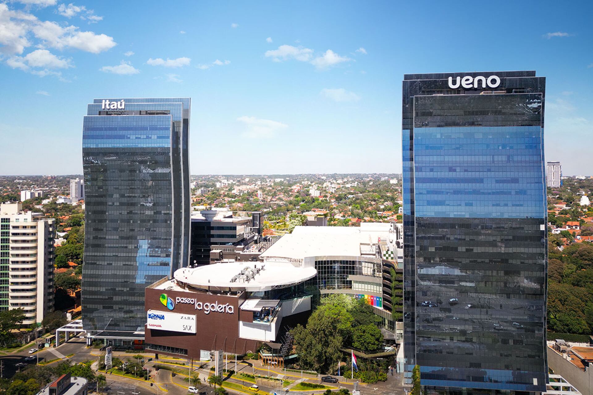 Paseo La Galería fue el primer gran proyecto de Blue Tower Ventures Paraguay S. A. en nuestro país.