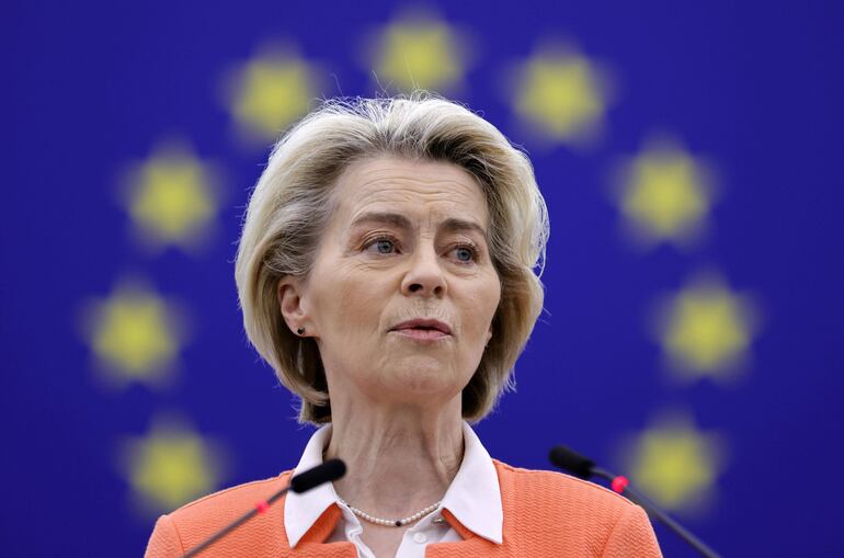 Ursula von der Leyen, presidenta de la Comisión Europea.