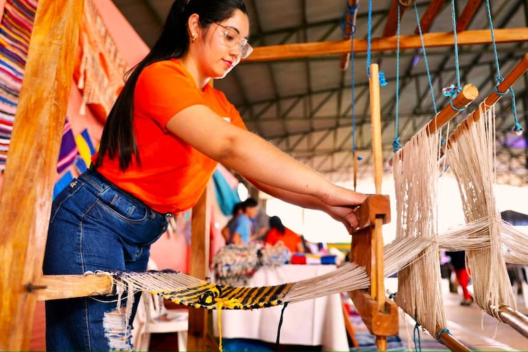 El rescate de las técnicas del tejido de cuatro lisos forma parte del programa de la Ruta Nacional de la Artesanía.