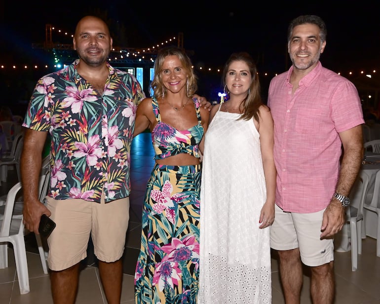 Ricardo Villamayor, Gabriela Díaz de Bedoya, Julieta Ferro y Juan Manuel Godoy.