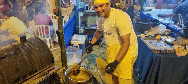 El Batiburrillo, uno de los platos tradicionales de la capital de Misiones, hecho de menudencias vacuno.