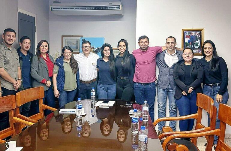 La reunión de la mesa técnica tuvo lugar en la Municipalidad de Ciudad del Este.