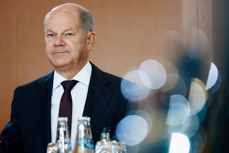 El canciller de Alemania, Olaf Scholz.