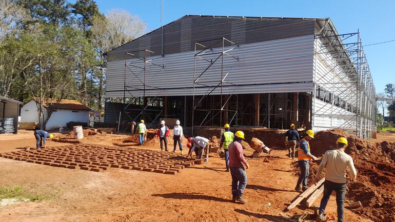 La restauración del templo se encuentra en una etapa del 60%.