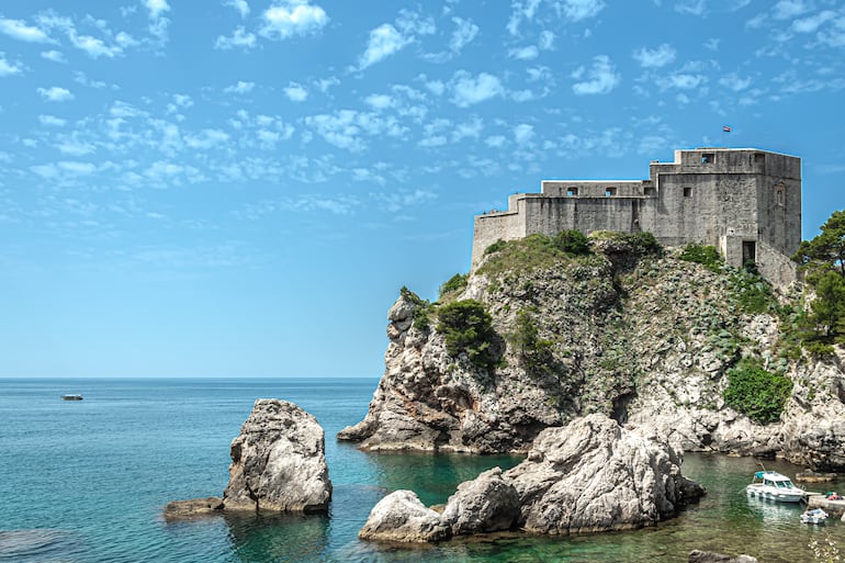 Fortaleza Lovrijenaco san Lorenzo en Dubrovnik,,Croacia.