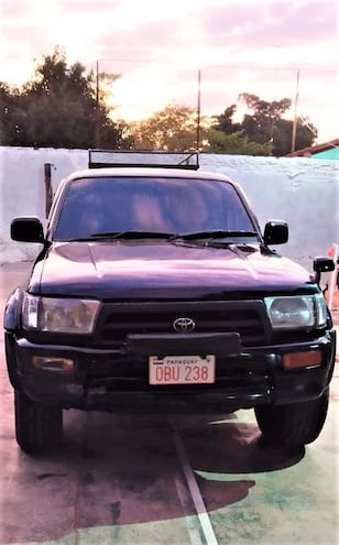 La camioneta incautada esta madrugada del militar.