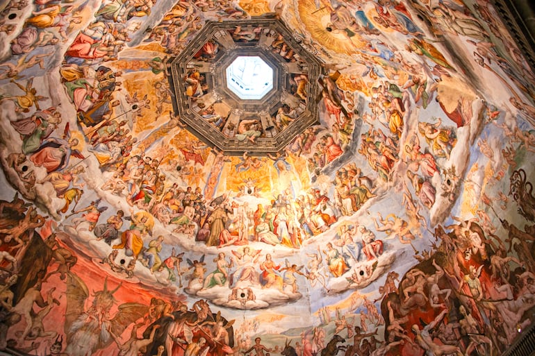 Brunelleschi, cúpula del Duomo de Florencia, Toscana.