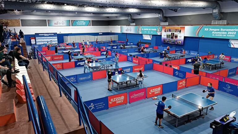 El estadio de la Federación Paraguaya de Tenis de Mesa, ubicado en el predio de la Secretaría Nacional de Deportes,  será la sede del Sudamericano de Mayores que se iniciará el próximo lunes.