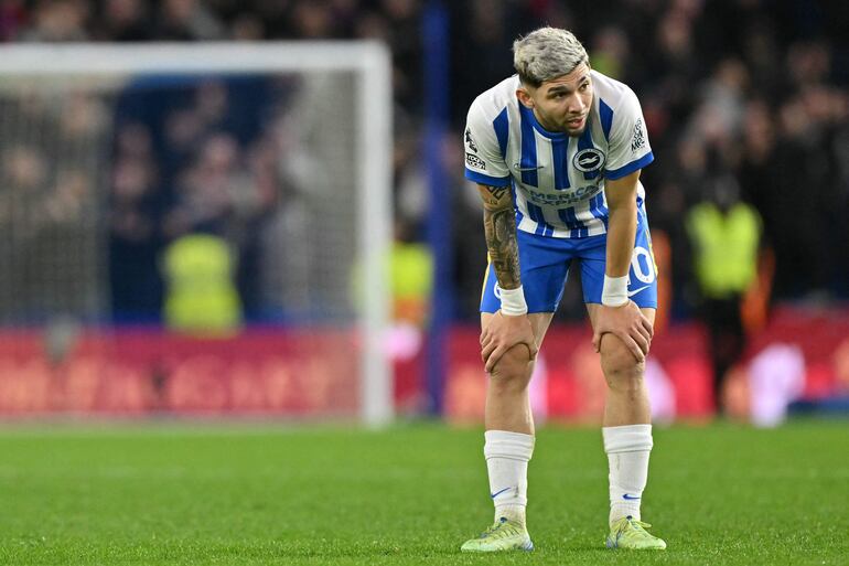 El paraguayo Julio Enciso, futbolista del Brighton