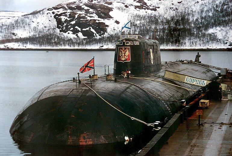 El submarino ruso K-141 Kursk.