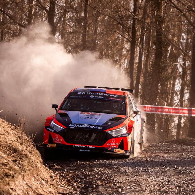 Fau Zaldívar consiguió en Sudamérica su mejor resultado de la temporada en la WRC2 Challenger.