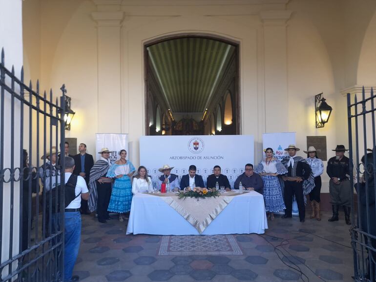 En conferencia de prensa lanzan calendario oficial de actividades litúrgicas en homenaje a Nuestra Señora de la Asunción.