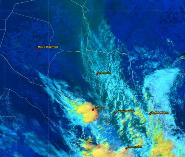 Imagen satelital de Meteorología.