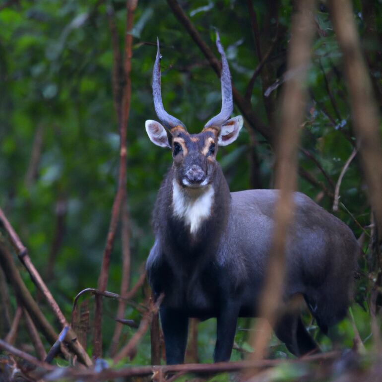 Saola (Pseudoryx nghetinhensis).