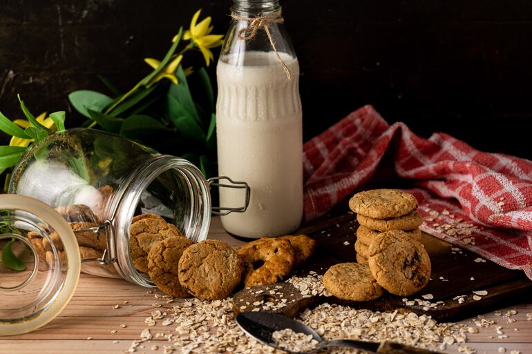 Cookies de avena y miel.