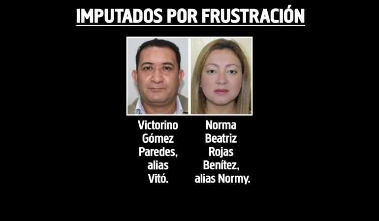 Los presos imputados por frustración de la persecución y ejecución penal, en el marco del homicidio de Marcos Rojas y Vita Aranda.