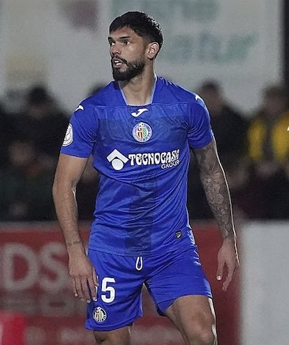 Omar Alderete, zaguero paraguayo del Getafe.