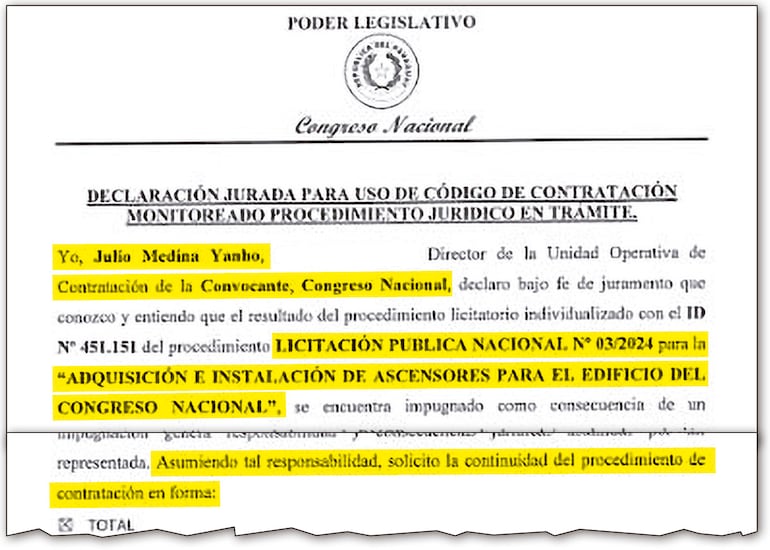 El director de la UOC, Julio Medina, firmó la declaración de   responsabilidad tras la impugnación.