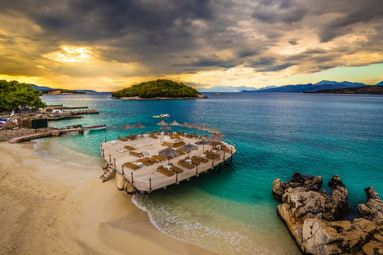 Ksamil - Parque Nacional Butrint, Sarande, Albania.