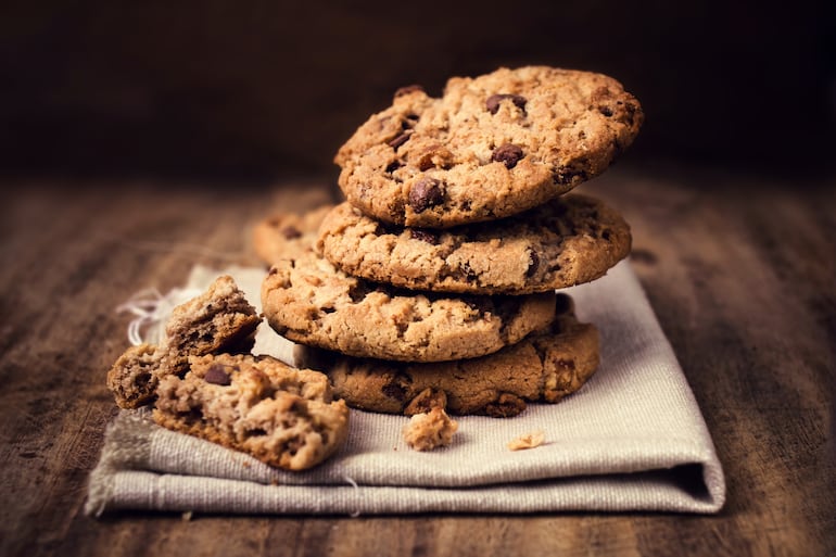 Cookies con chips de chocolate