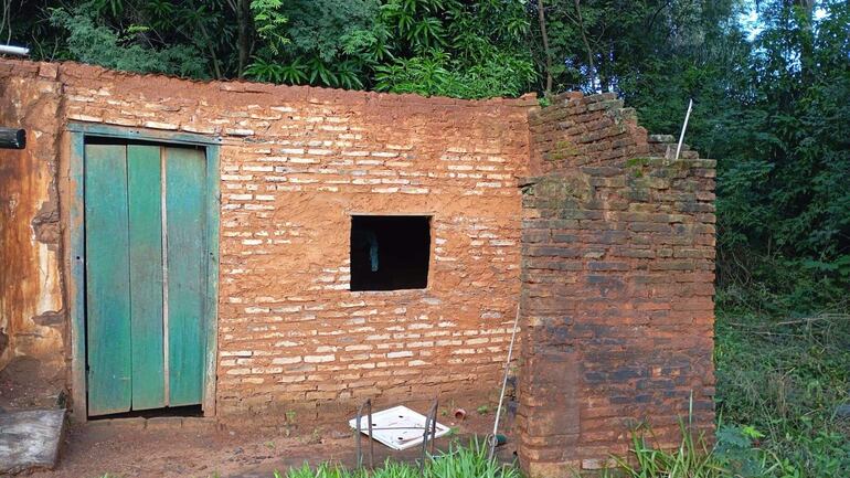 La casa que había quedado abandonada tras la desaparición de Ponciano González Zeballos.