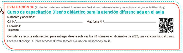 Herramientas para facilitar
distintos modos de evaluación