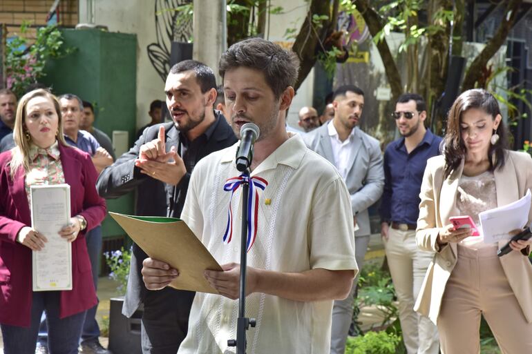 Juan Carlos Guerrero, representante de los emprendedores de la zona.