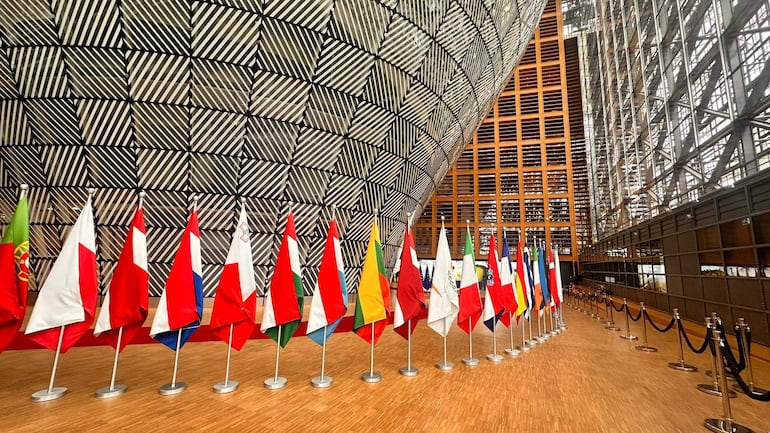 Sede de la Unión Europea, en Bruselas.