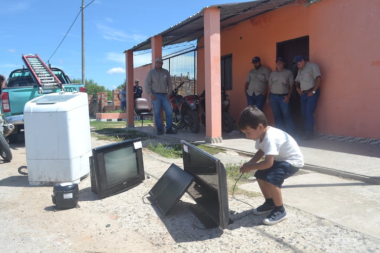 Una de las tantas manifestaciones de protesta de pobladores de Alto Paraguay contra el desastroso servicio de la ANDE. 