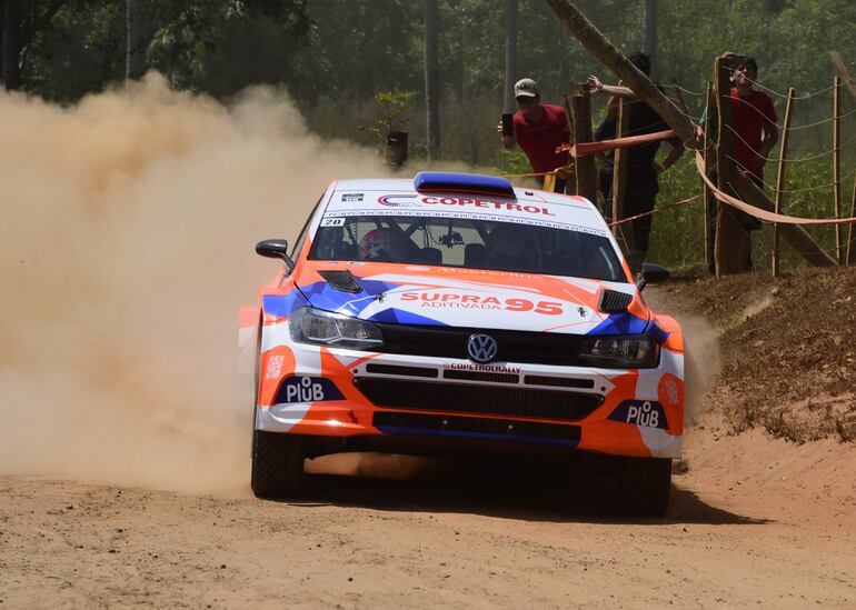 Agustín Alonso y Edgardo Galindo (VW Polo GTI R5), vencedores del Super Rally de Altos.