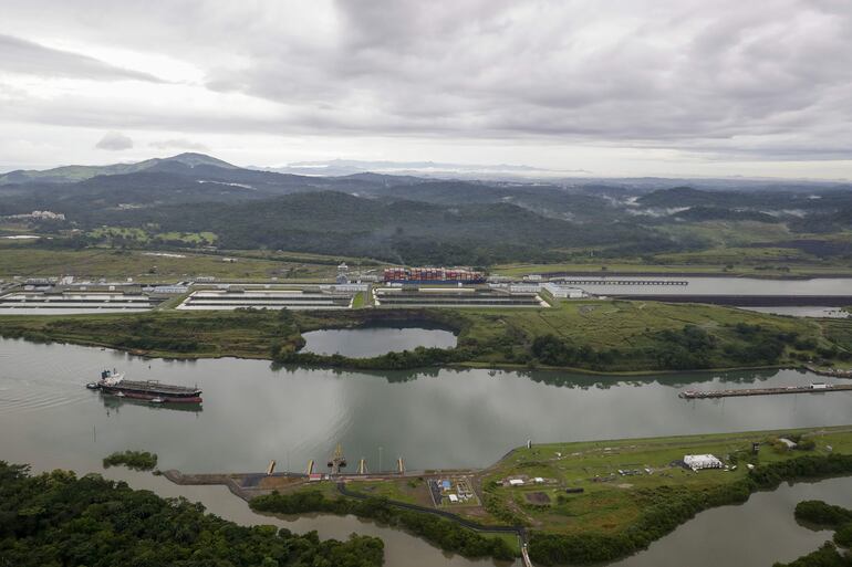 Fotografía de archivo muestra el Canal de Panamá, en Ciudad de Panamá.