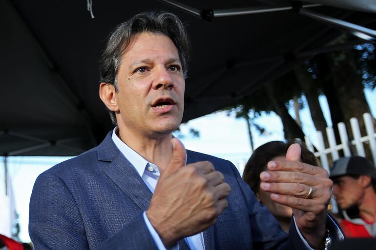 El ministro de Economía de Brasil, Fernando Haddad. El Gobierno de Lula busca apaciguar los ánimos de los influyentes congresistas evangélicos.