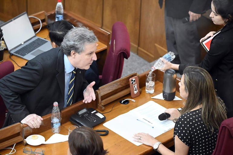 Rafael Filizzola y Kattya González. 