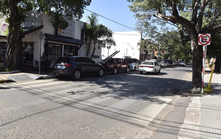 El estacionamiento tarifado Villa Morra  y en la zona del centro de Asunción se tarifa en horario nocturno.