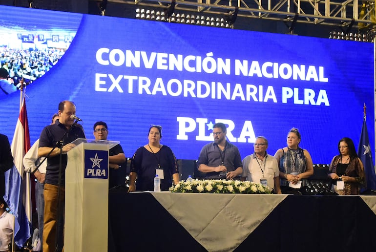 Liberales disidentes en la Convención liberal de este domingo.