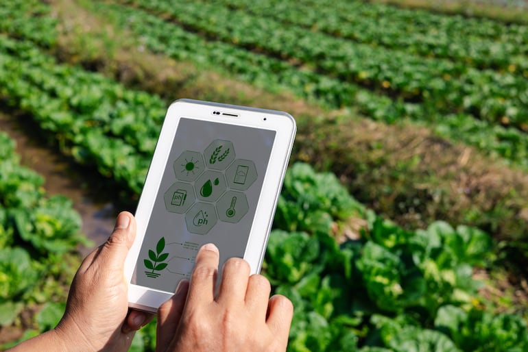 Tecnología en la agricultura.