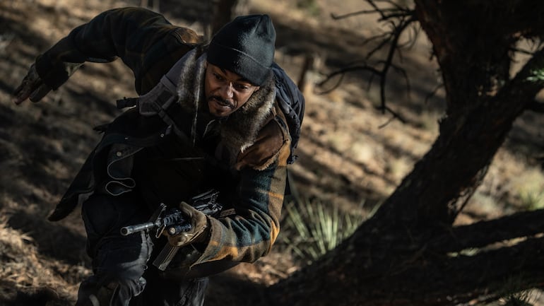 criaturas línea de extinción película Anthony Mackie