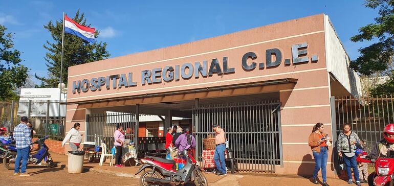 El paciente falleció en el Hospital Regional de Ciudad del Este.