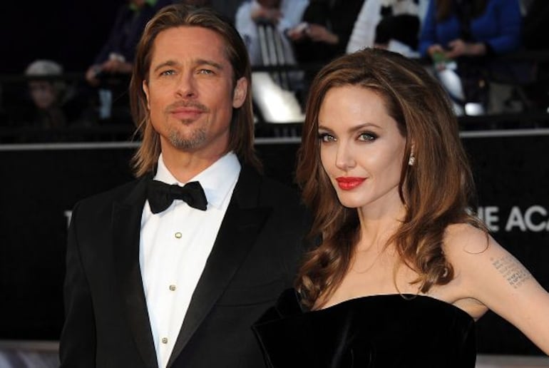 Brad Pitt y Angelina Jolie.